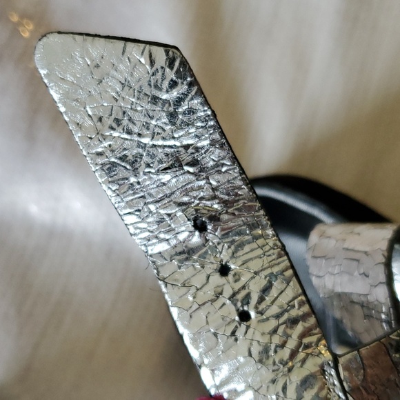 Isabel Marant Silver Metallic Sandals Size 41 or US 10 - Picture 7 of 7